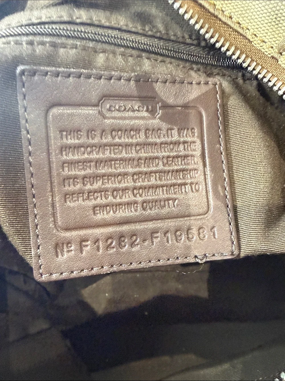 Coach shoulder bag